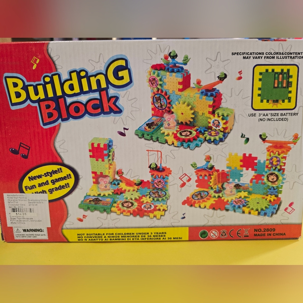 Building Block Gear Set for Kids